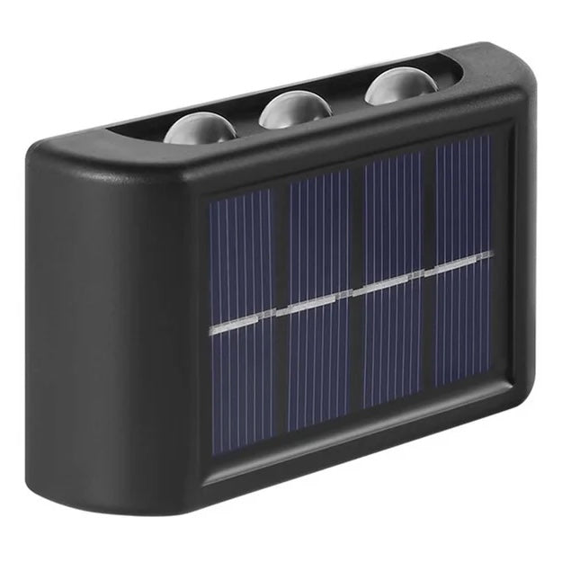 Two Outdoor Solar Wall Lights